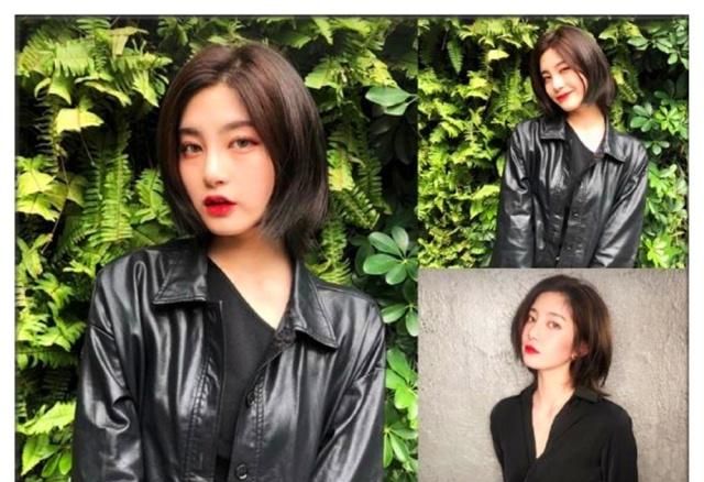 减龄短发波波头女图,俏皮可爱波波头造型很好看又减龄