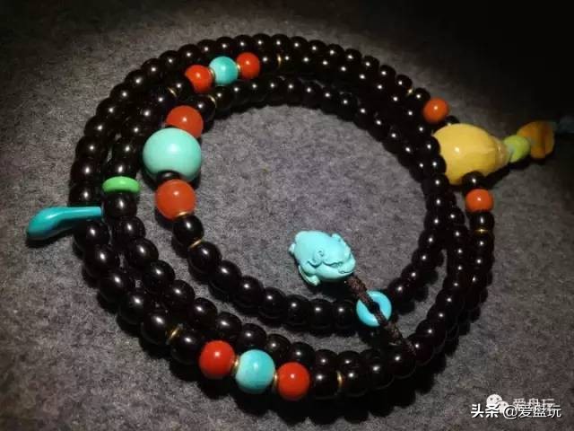 文玩桃核手串包浆玉化完图,盘玩包浆最快的手串