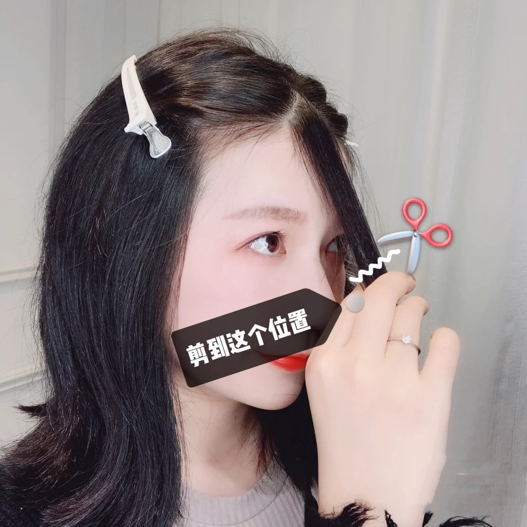 刘海少怎么剪日系斜刘海,自己怎么剪辛芷蕾同款短发