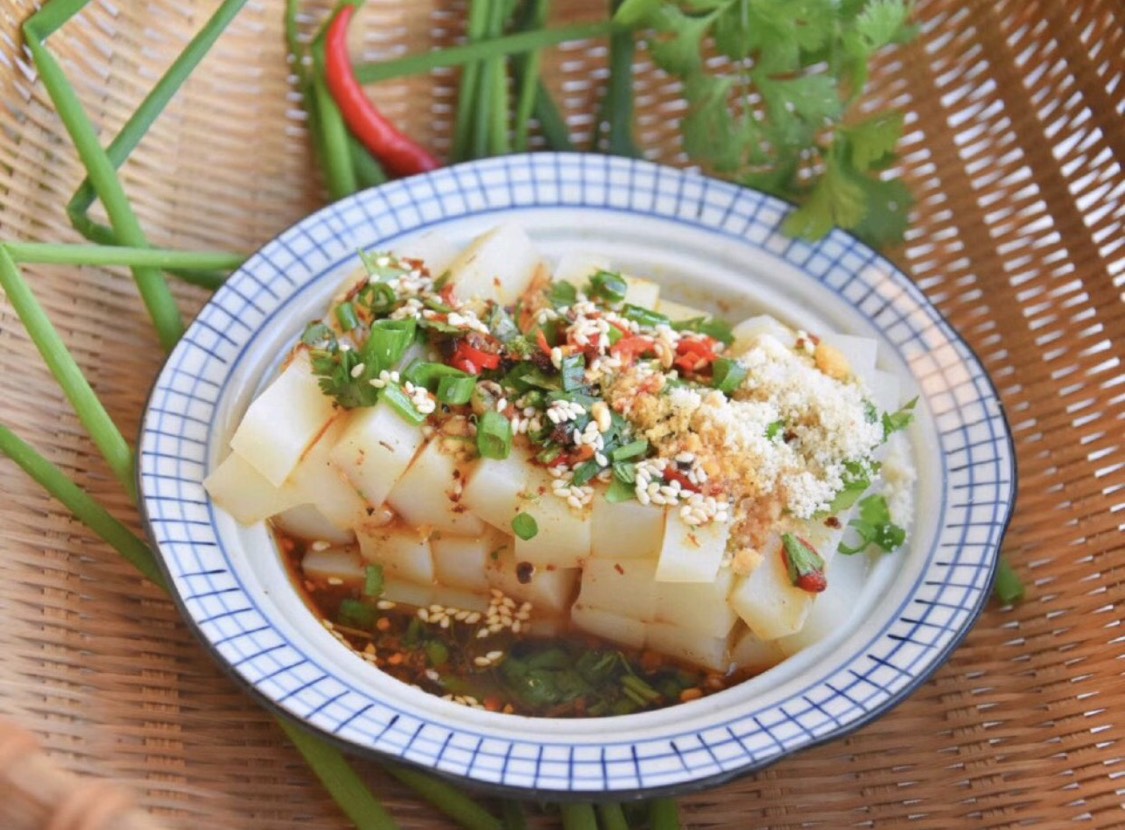 豌豆凉粉怎么拌着吃,豌豆凉粉怎么做又滑又好吃