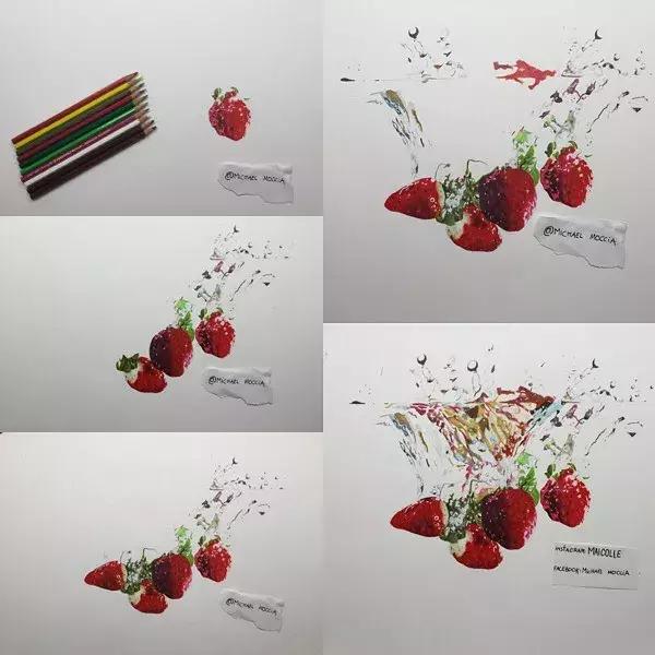 学渣购物小票画画,97年画画天才