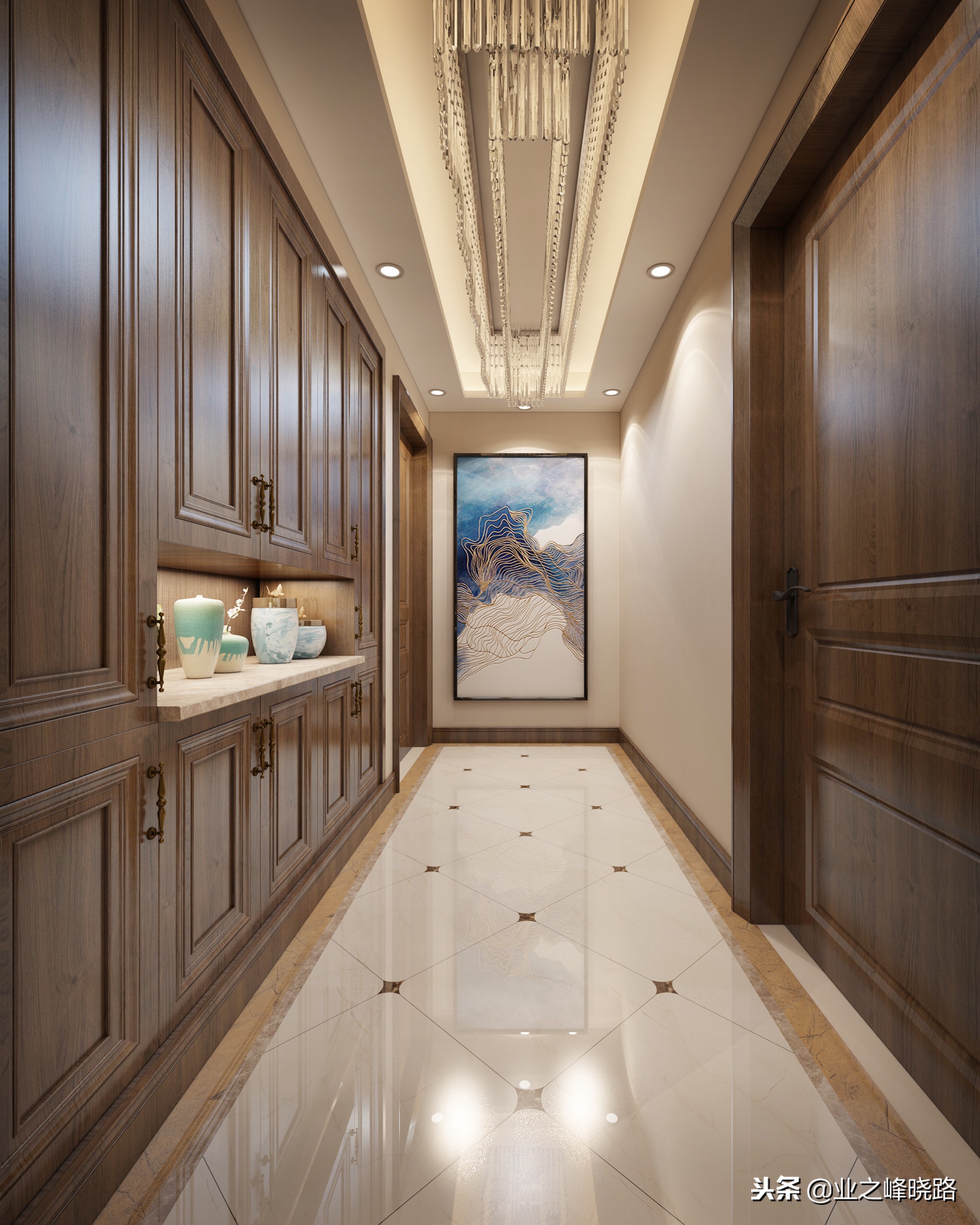 原木风格的新中式，就是这么庄重又漂亮——164曲江汉华城