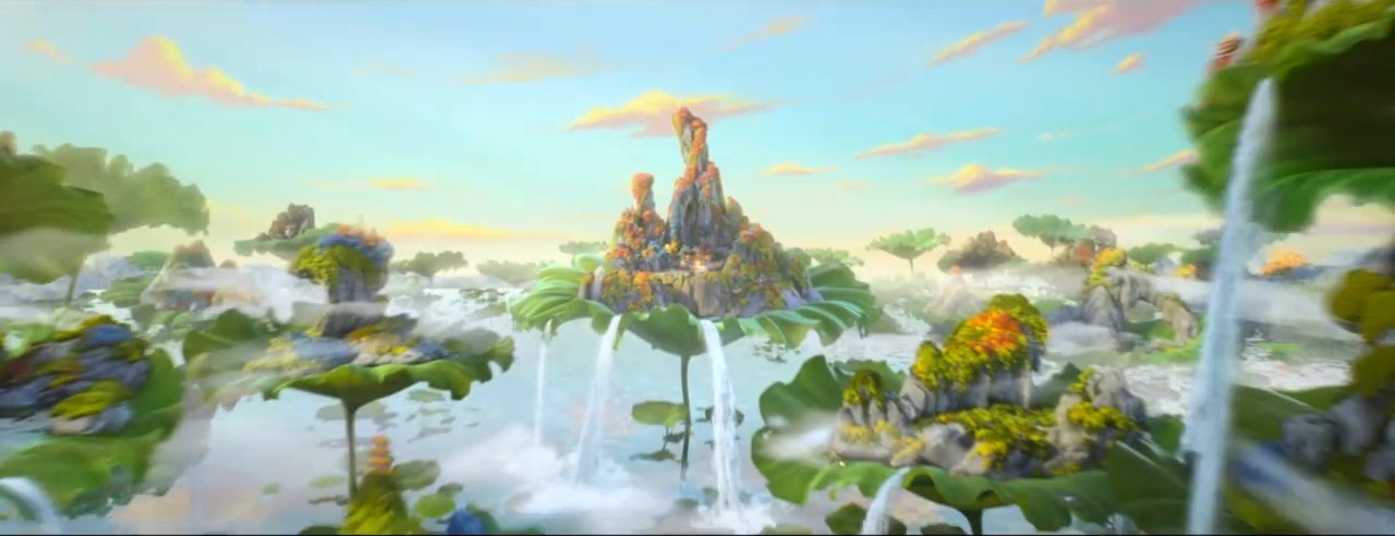 哪吒之魔童降世藕饼出现的片段,哪吒之魔童降世藕饼同框