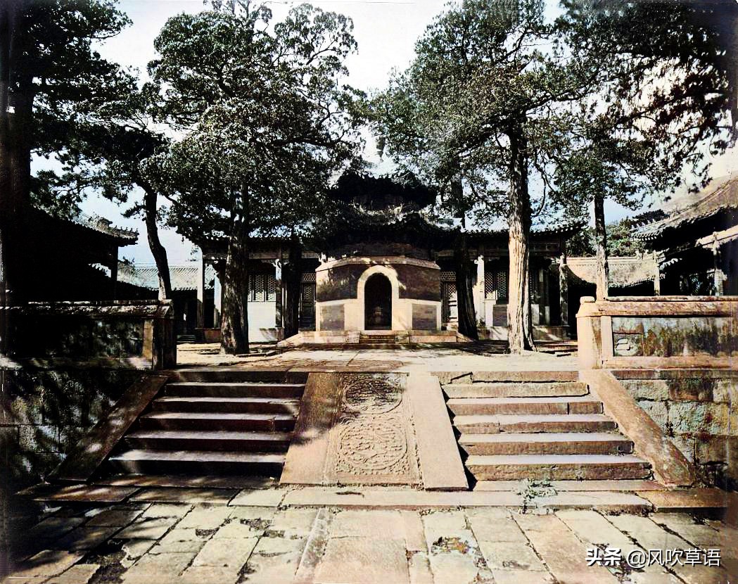 北京西山碧云寺老照片,北京碧云寺老照片