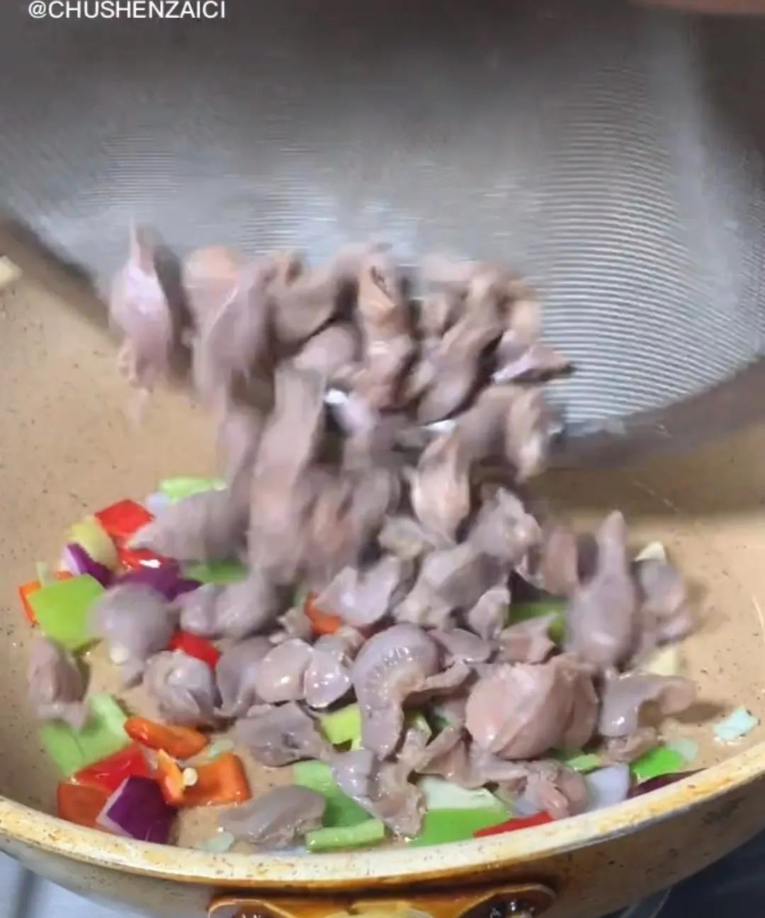 好吃的爆炒鸡胗私藏美食大分享,孜然爆炒鸡胗家常做法大全