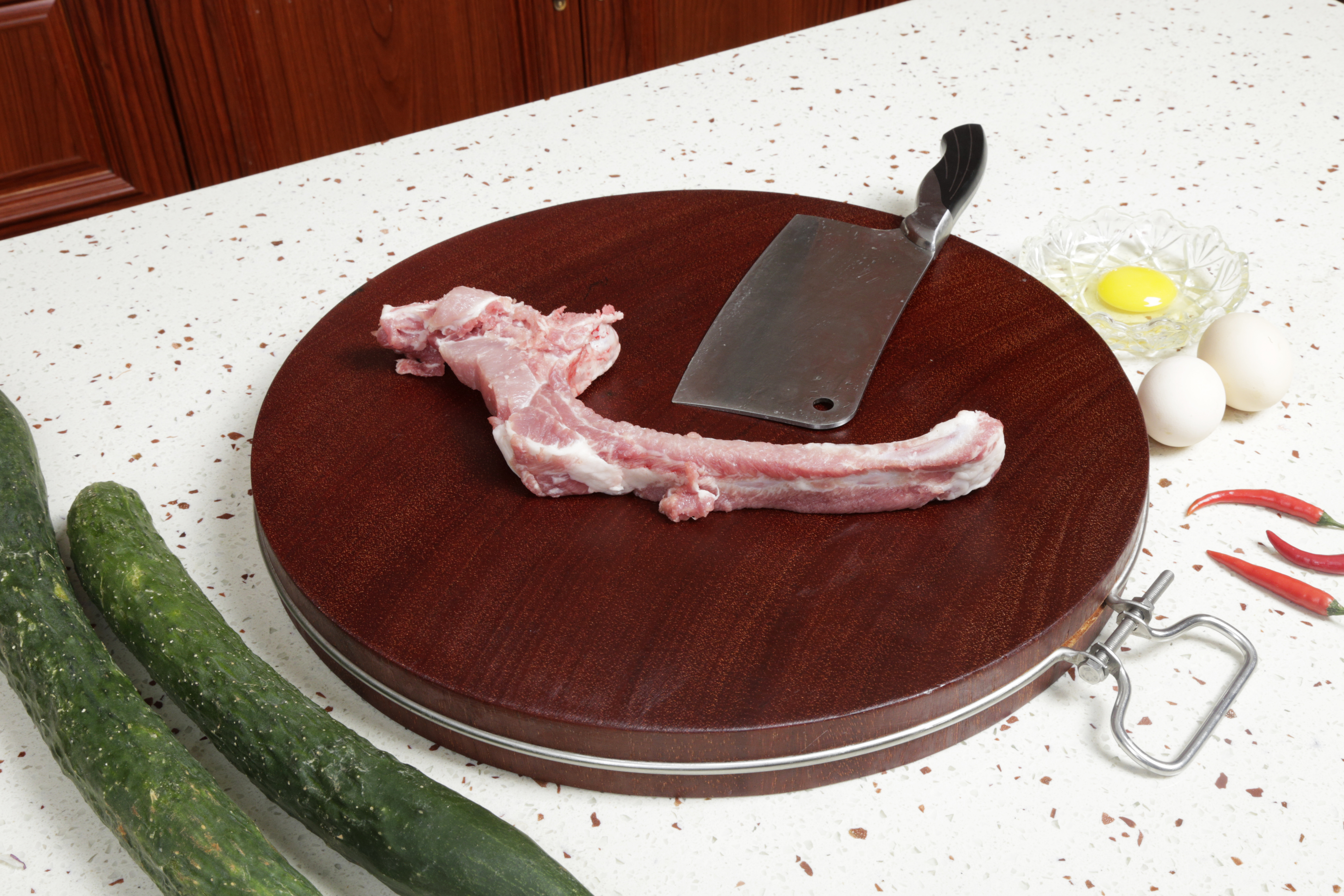 铁木砧板抗菌防霉家用实木,铁木砧板水果专用木