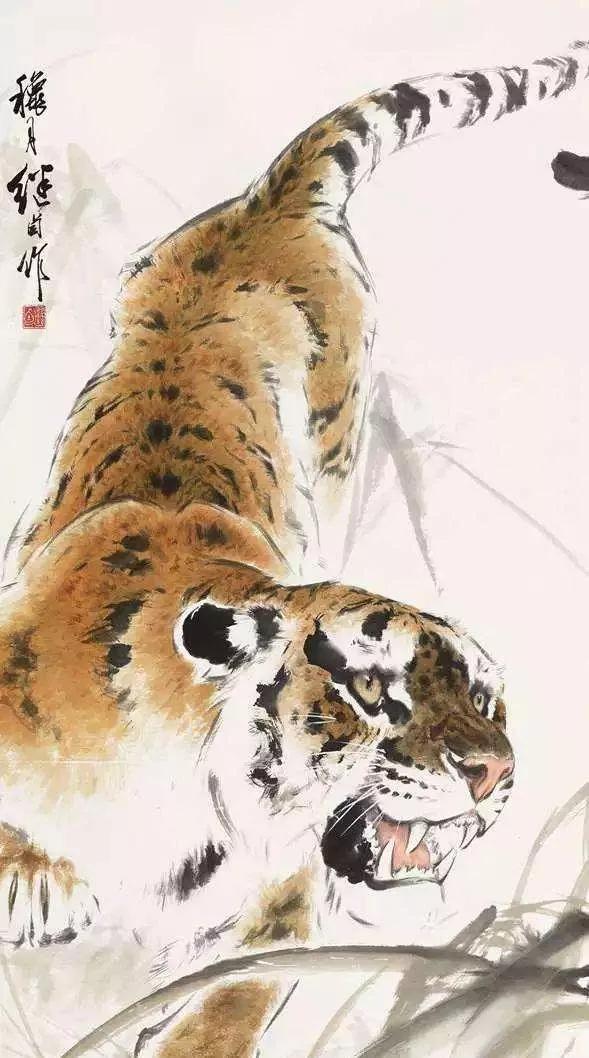 刘继卣画老虎,刘继卣的老虎画得最好