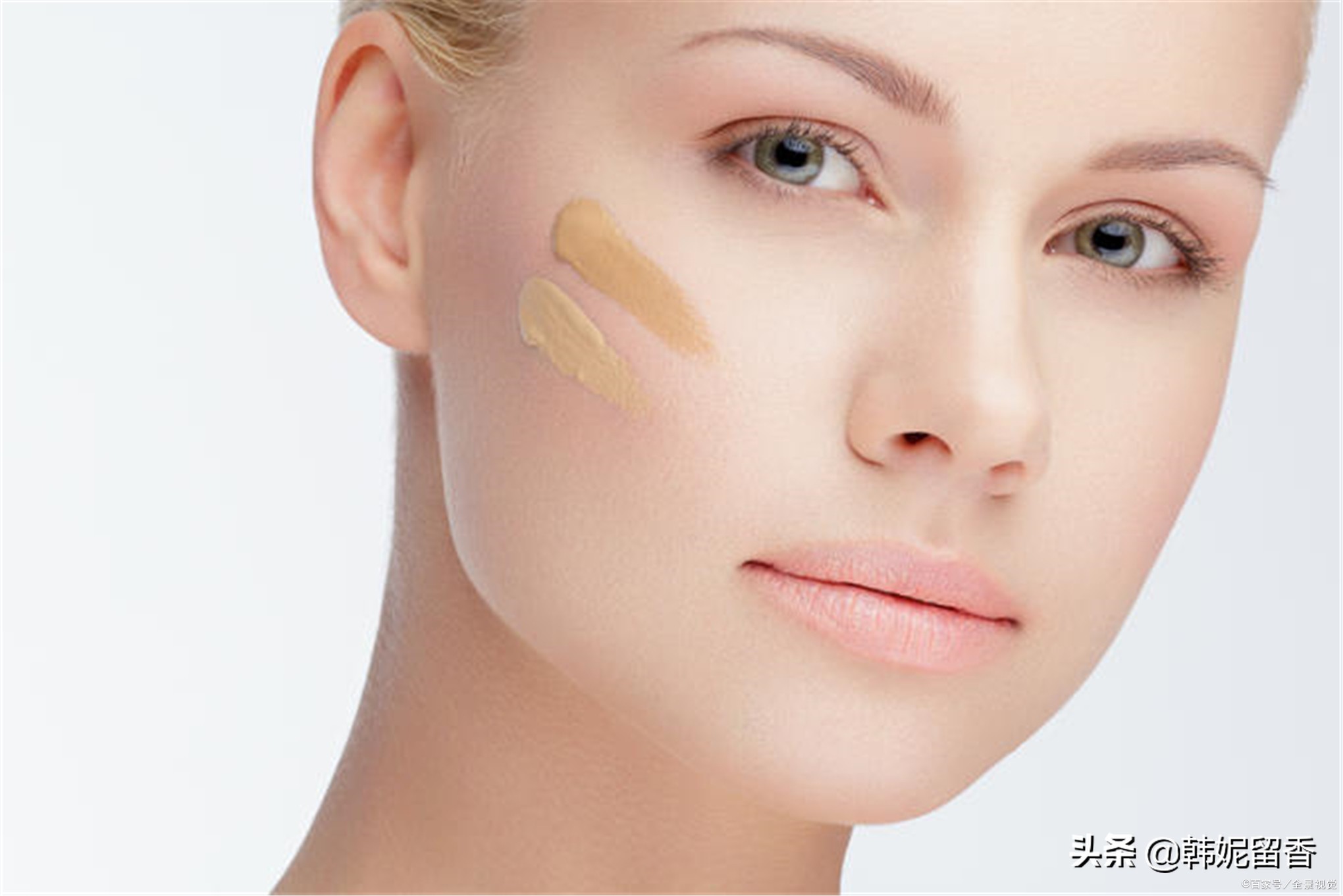 适合脸上有雀斑混油皮的粉底,粉底遮盖疤痕