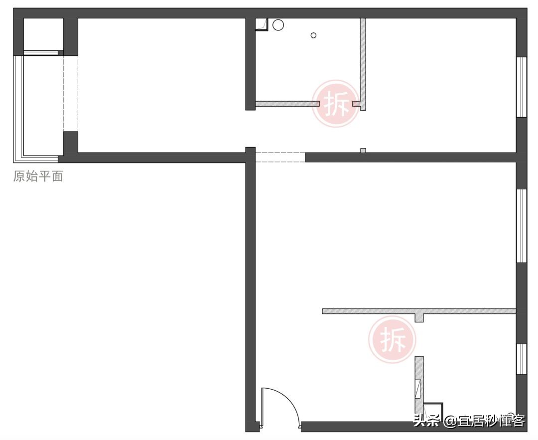 98年纹身师一人宅，酷炫工业风，家里一半面积是客厅