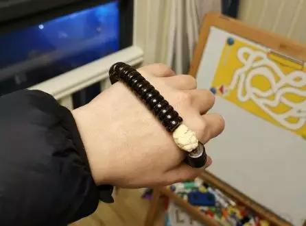 盘黑了的文玩手串,文玩手串小叶紫檀手串