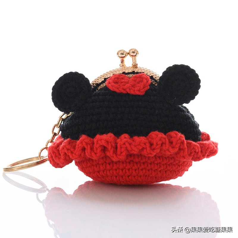 让人爱不释手的手工编织零钱包，迷你卡通造型口金包，附图解教程