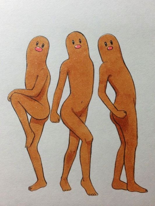 画这个愚蠢裸男漫画的背后,竟是一个可爱的男孩子?