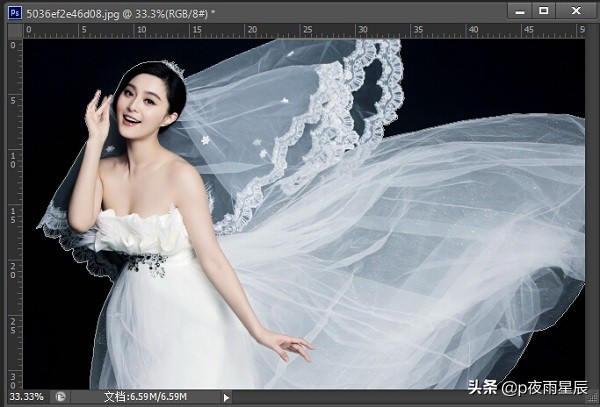 ps新手怎么利用通道抠婚纱图,ps抠婚纱照人物图的方法