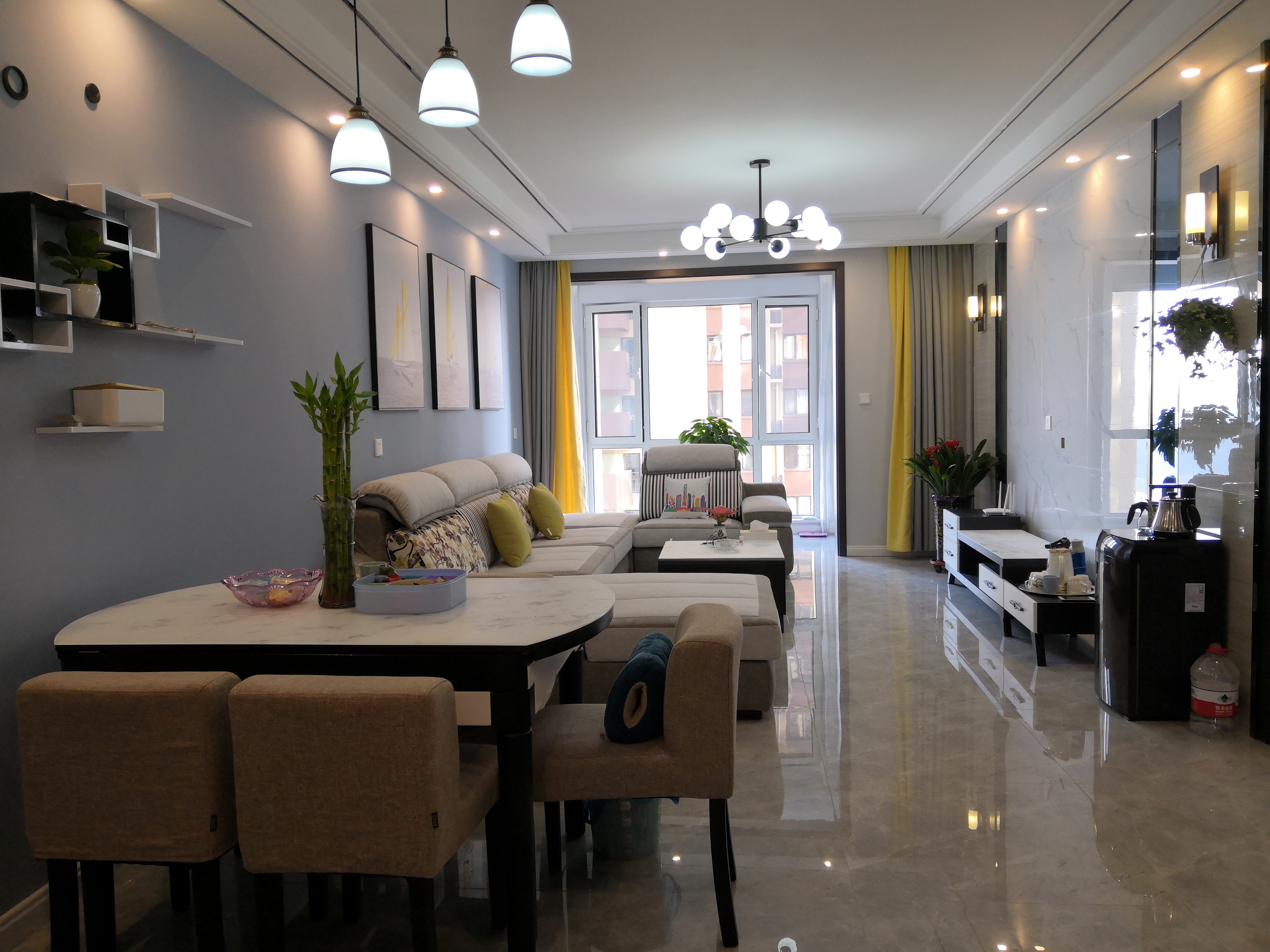 万达华宅120平装修,万达120平精装房装修效果图