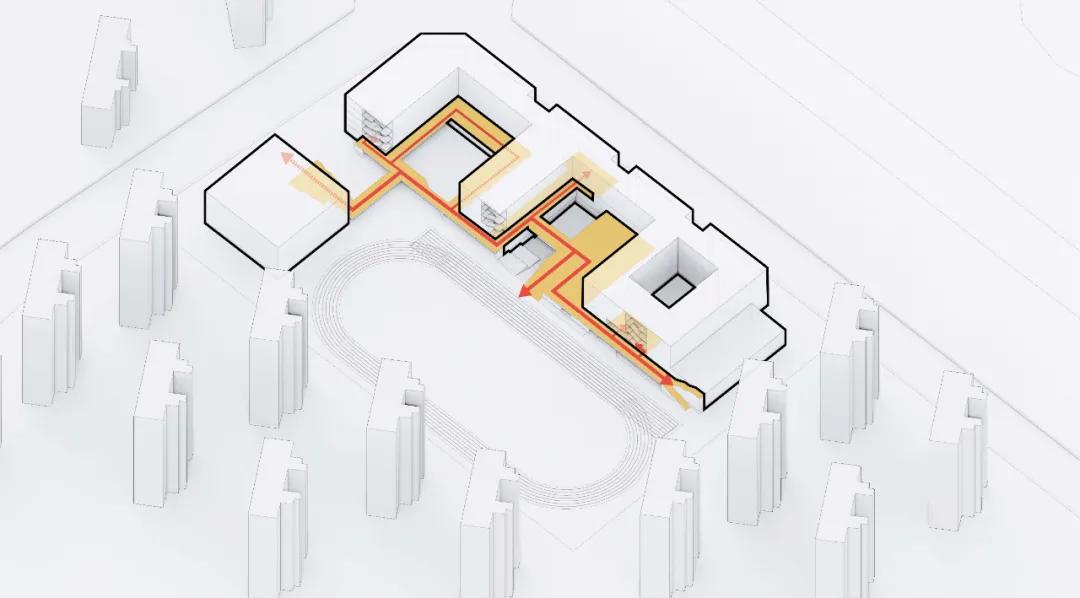 多维度的空间体系——东北英才教育集团第一中学/霍普股份