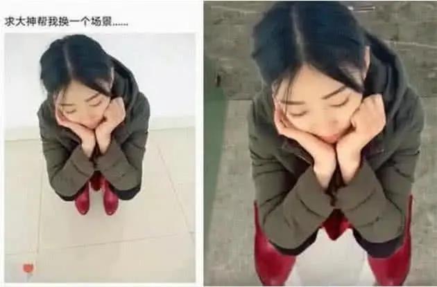 网友：悬浮的效果，P图大神回复：喷气漂浮，好“仙”啊，可满意