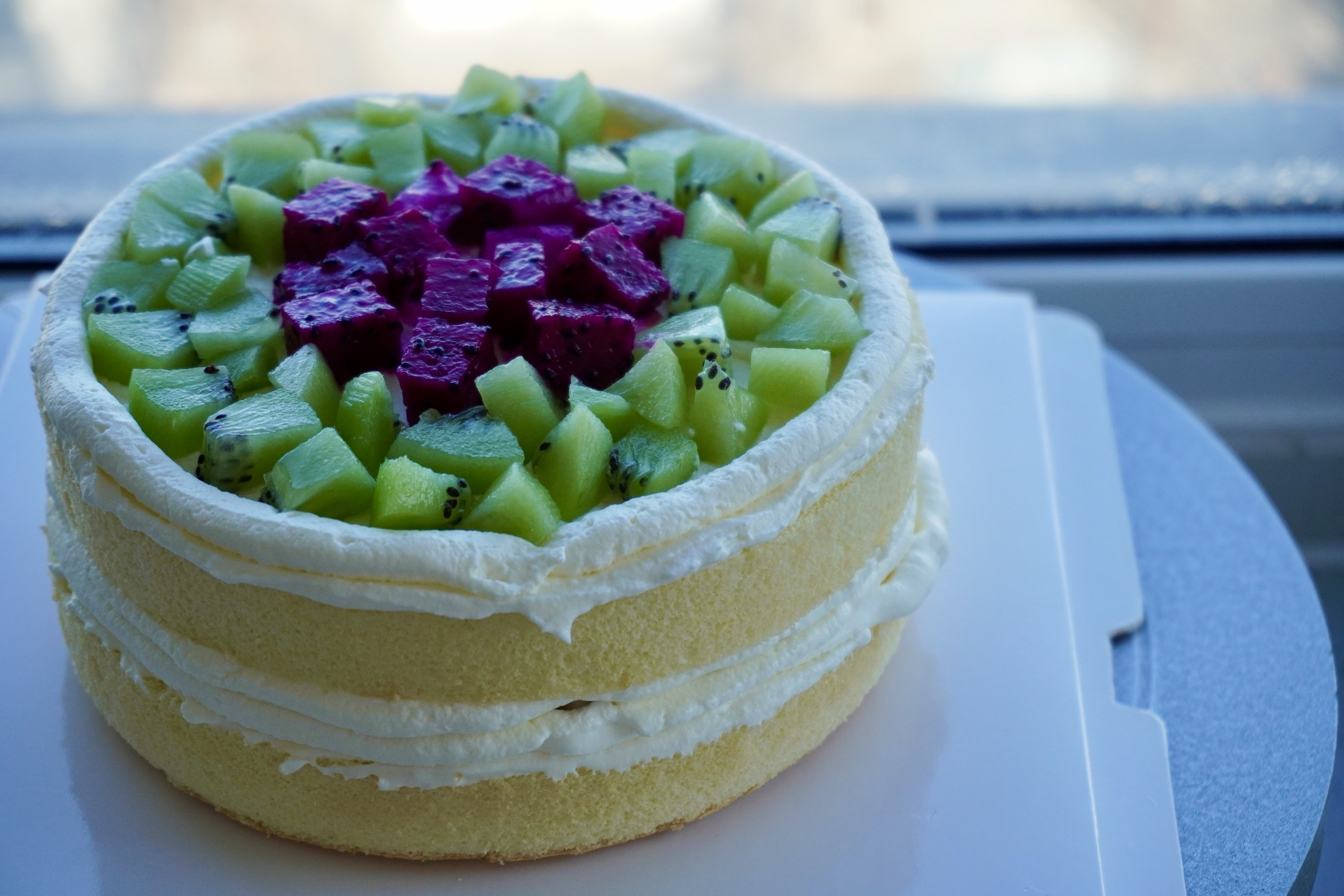 8寸蛋糕抹面用多少奶油,奶油蛋糕抹面一刀收教程