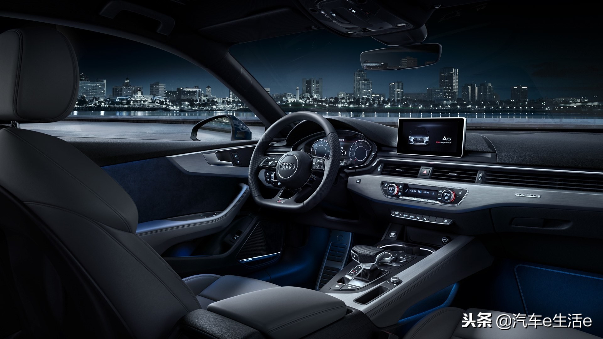 新款奥迪a5敞篷版街拍,偶遇敞篷奥迪a5