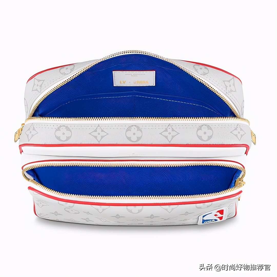 LV新包|NBA合作系列：篮网元素，红白蓝3色细节