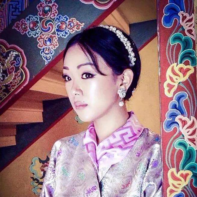 不丹公主年轻漂亮照片,不丹二公主