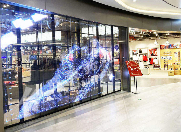 海南室外led透明屏怎么收费,led透明屏1500与2000