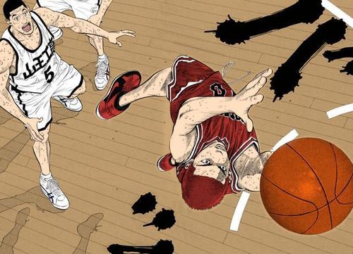 灌篮高手樱木花道抢篮板技巧,灌篮高手樱木盖帽帽点解析