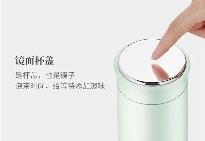 保温杯独立茶仓一键开盖,独立茶仓保温杯可爱