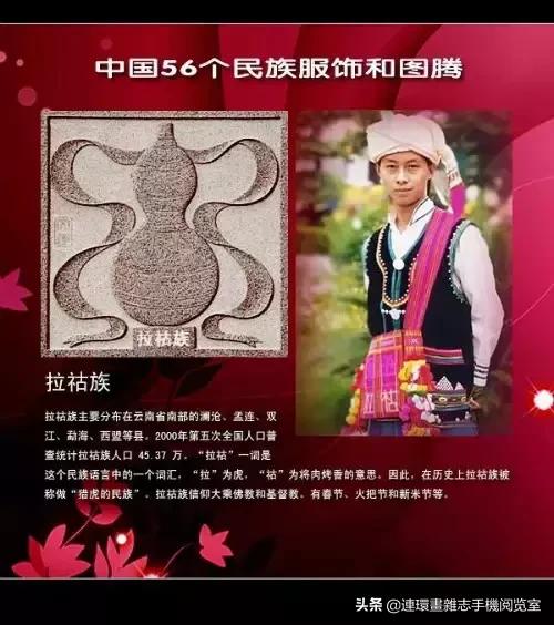 外网评论中国56个民族服饰,56个民族的图腾