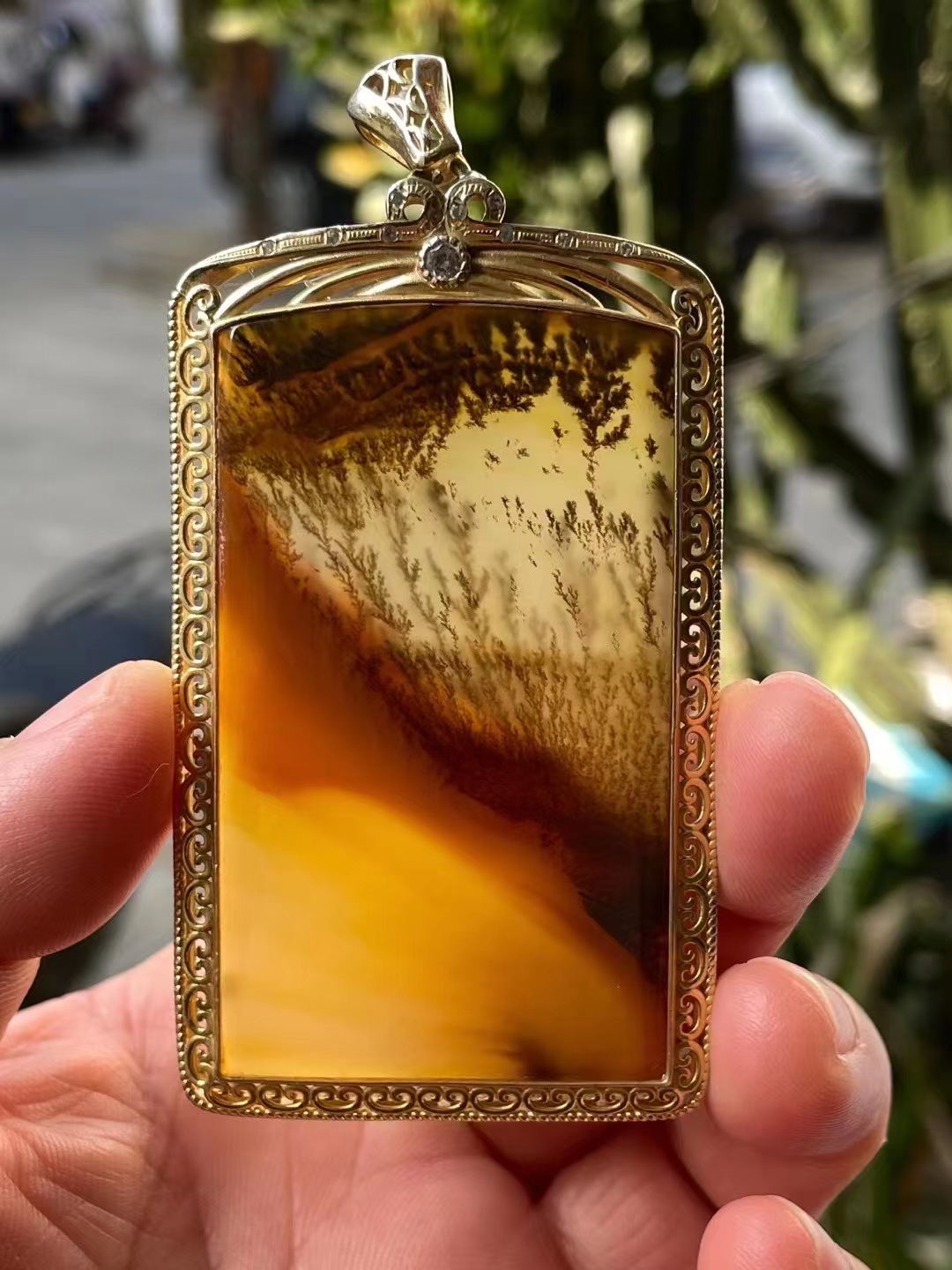 黄龙玉水草花与海洋玉髓,国玉黄龙玉水草花