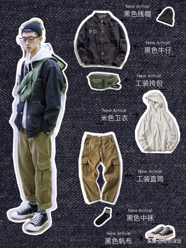 男生秋冬穿搭成熟稳重,干净利落的秋冬男生穿搭
