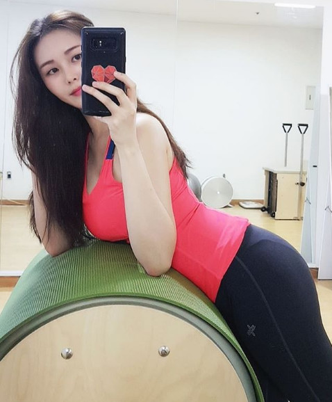 韩国普拉提健身女神,普拉提韩国女健身