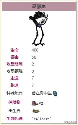 饥荒高脚鸟判定不对劲,饥荒高脚鸟三个阶段