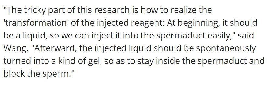 男性避孕药研发团队,男性避孕药研制