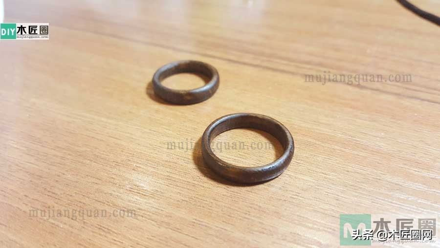 木戒指制作教程,diy手工木制品木工