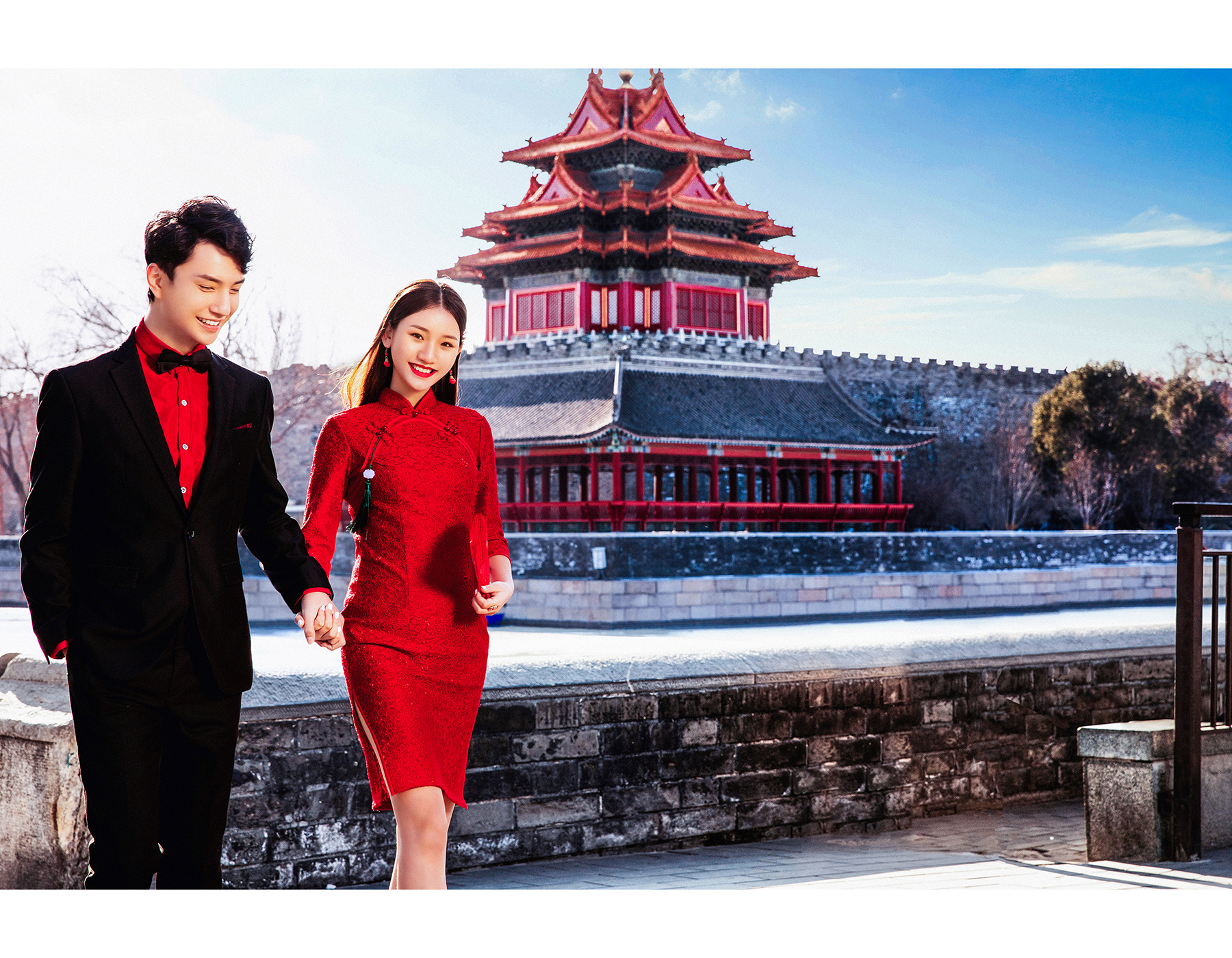 室外拍摄婚纱摄影攻略,北京角楼和鼓楼哪个拍婚纱照好呢