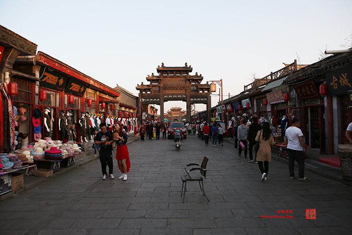 古城夜景兴城古城是中国十佳古城,兴城市古城旅拍
