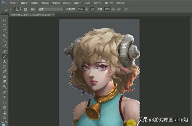 ps原画插画教程零基础,ps人像原画制作视频