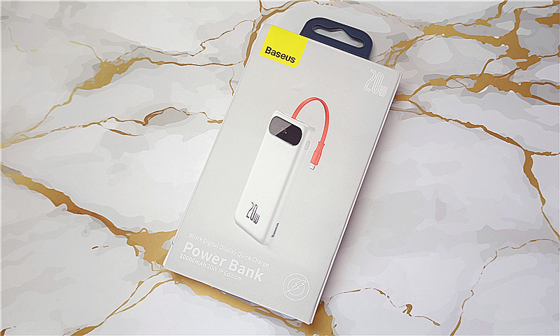 倍思无线快充电源评测,倍思布洛克带线数显快充移动电源