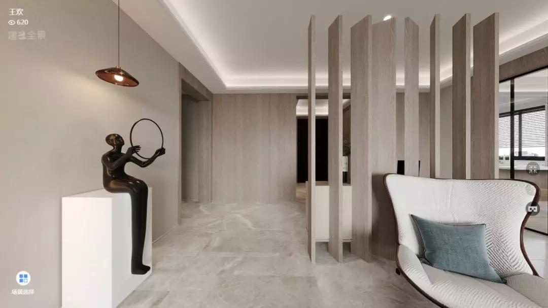 丽园作品丨香槟左岸180㎡灰度空间给未来留个白