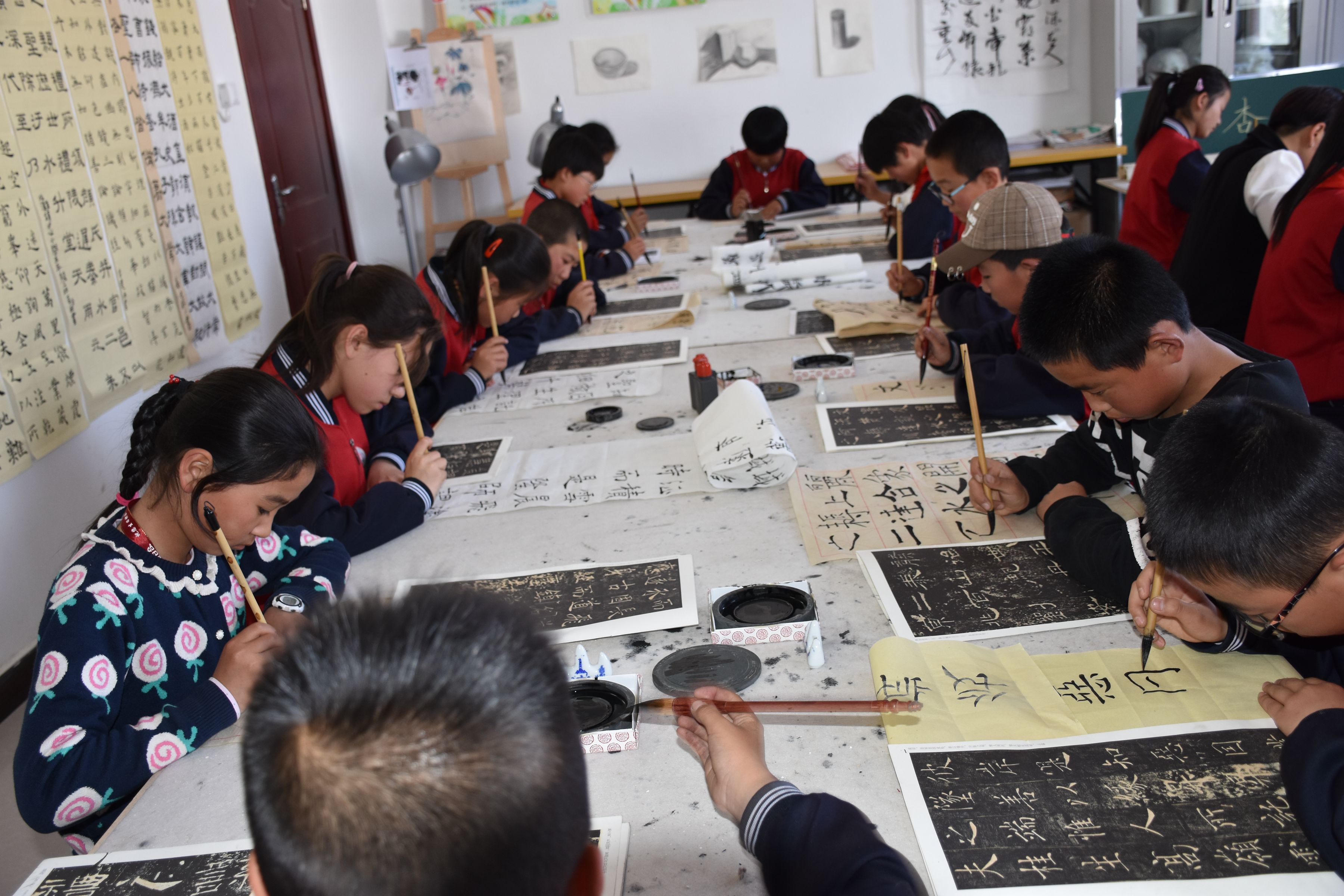 靖远县北滩镇中心小学,体验乡村小学