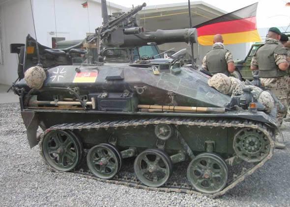 鼬鼠步兵战车,日耳曼鼬鼠坦克