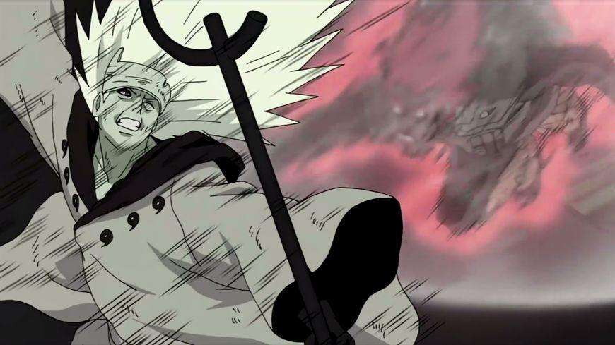 三代火影战斗名场面,火影鸣佐大战素材