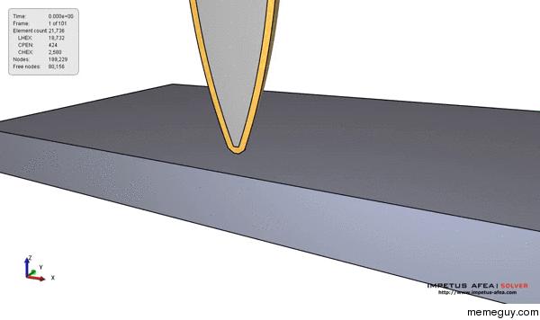 只要速度够快，竹筷子也能射穿坦克钢板？