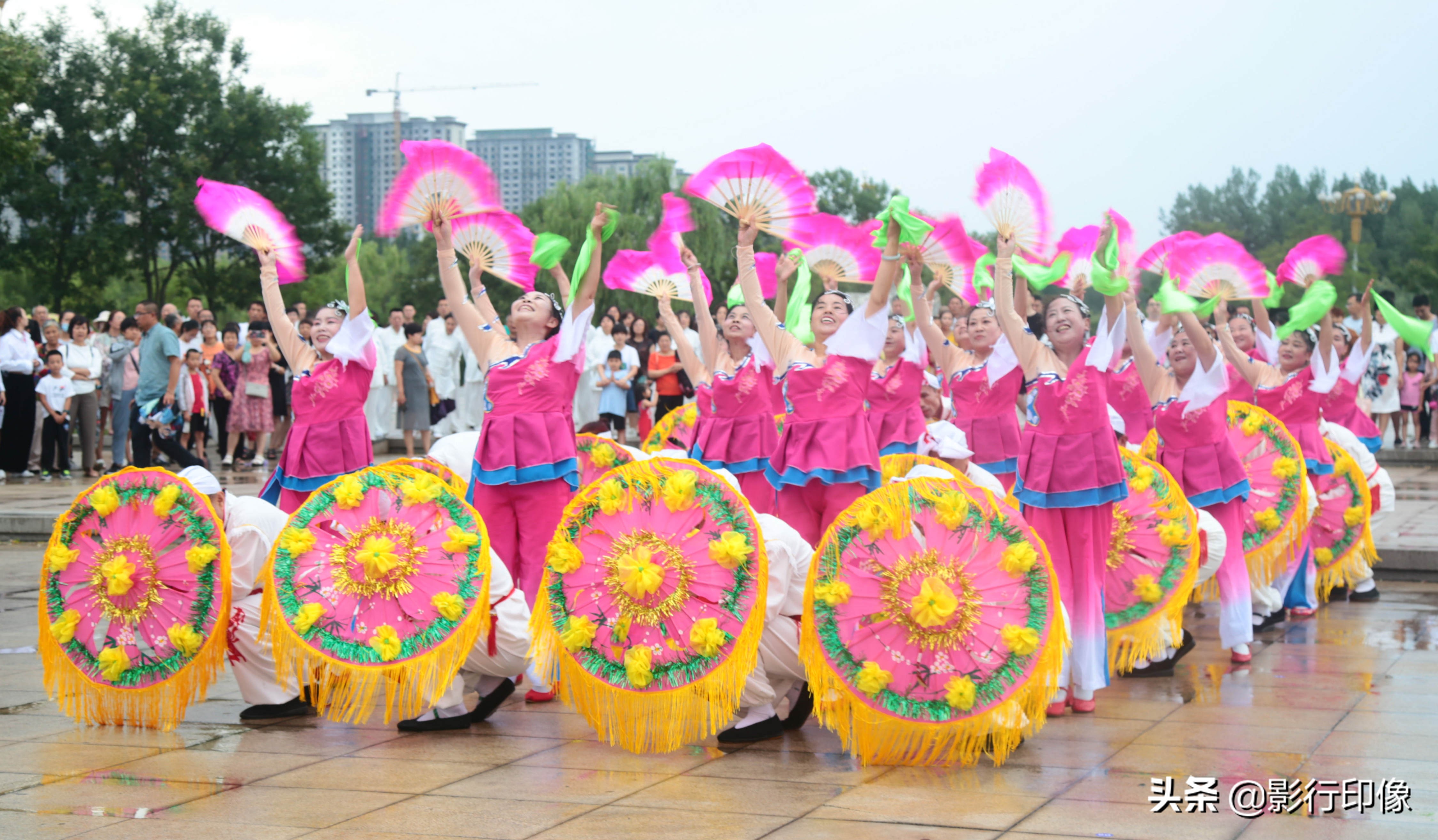 临汾市2020年全民健身启动仪式在在九州广场举行