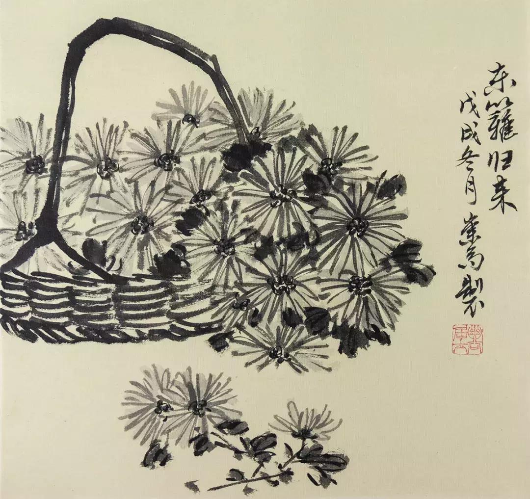 梅兰竹菊国画中的山石画法,梅兰竹菊国画写意教学视频