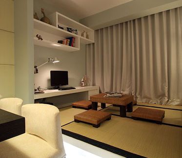 榻榻米地台装修效果图,榻榻米装修效果图大全85平米