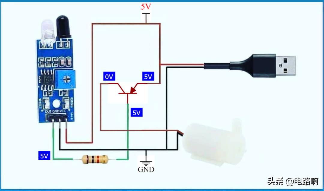 红外水龙头原理,红外线感应水龙头原理图