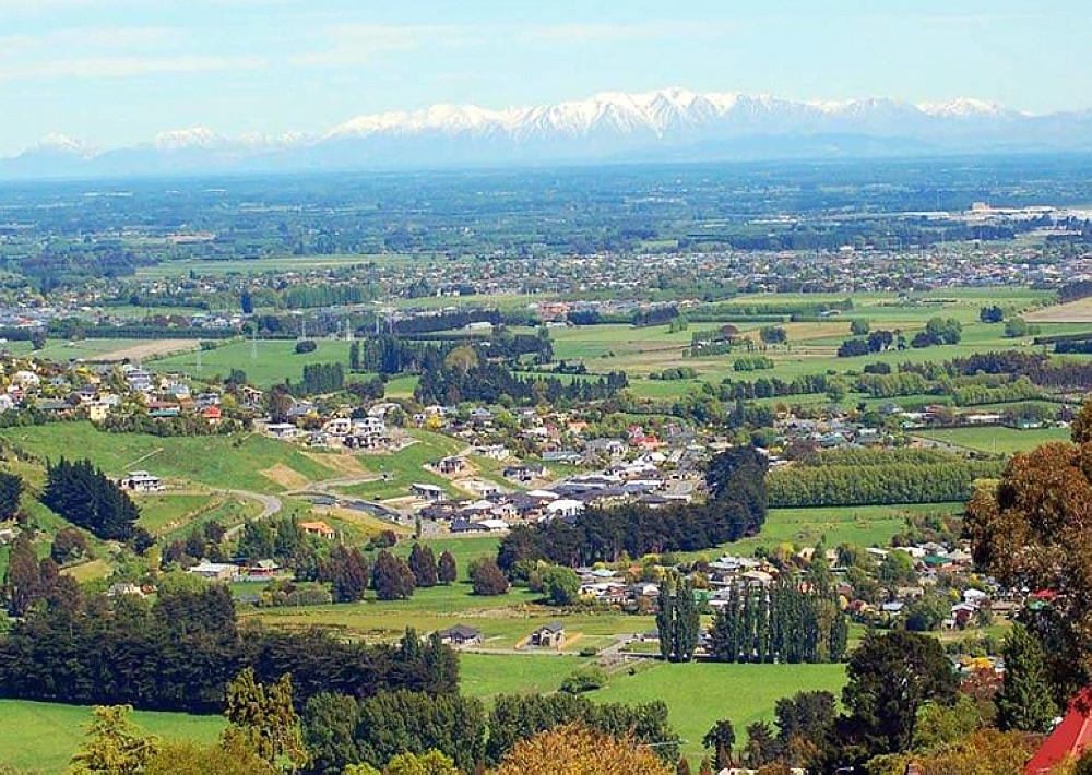 基督城新西兰地图,新西兰基督城克赖斯特彻奇