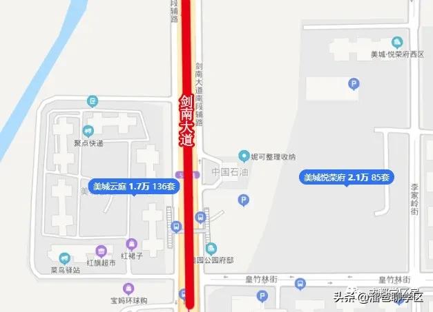 一条马路之隔房价差距大,相隔一条街房价差几倍