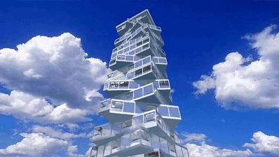 迪拜填海烂尾工程恢复了吗,迪拜旋转大厦建造图